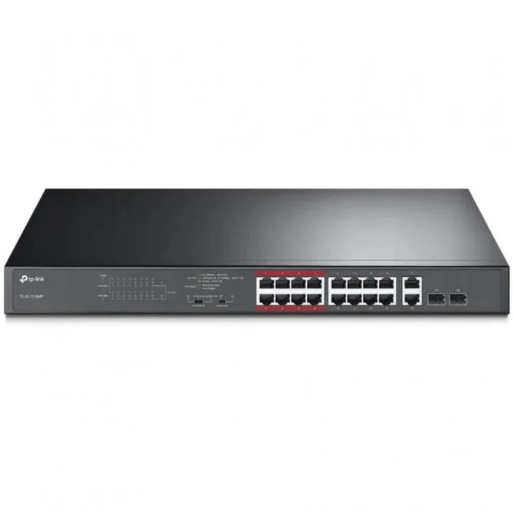Switch TP-Link TL-SL1218MP de 16 puertos 10/100 PoE+
