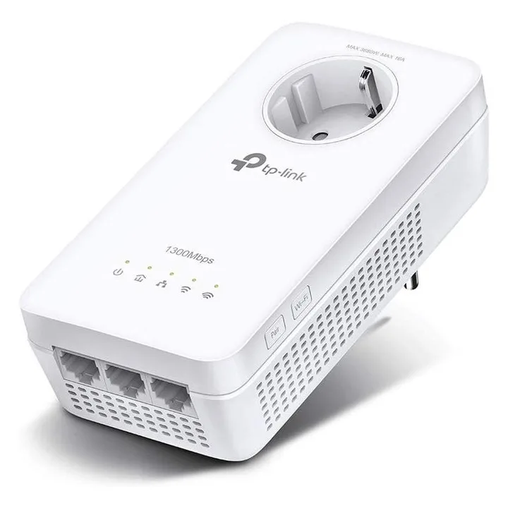 Extensor PLC Wi‑Fi TP-Link TL-WPA8631P AV1300 con enchufe