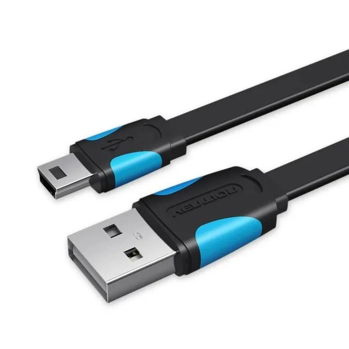 Cable USB 2.0 Vention USB-A/M - Mini USB/M 2M 480MBPS Black