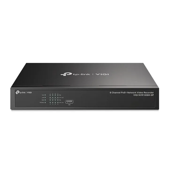 Grabador NVR TP-Link VIGI NVR1008H-8P 8 canales PoE
