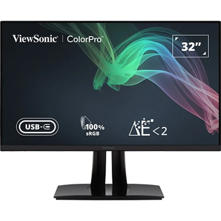Monitor Viewsonic 32 4K IPS UHD Ergonomico Multimedia DP HDMI USB-C