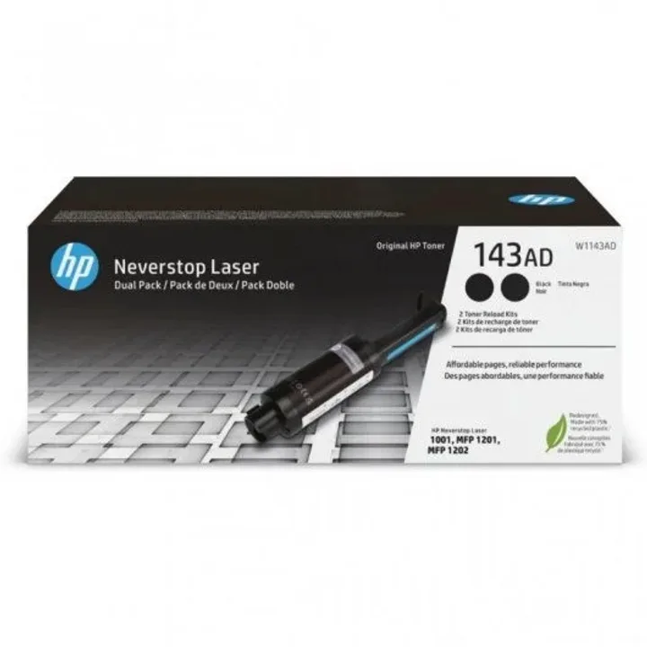 Kit de Recarga Toner HP 143AD Pack 2