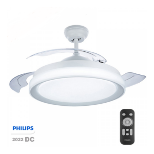 Plafón LED y Ventilador de Techo Philips Bliss Blanco