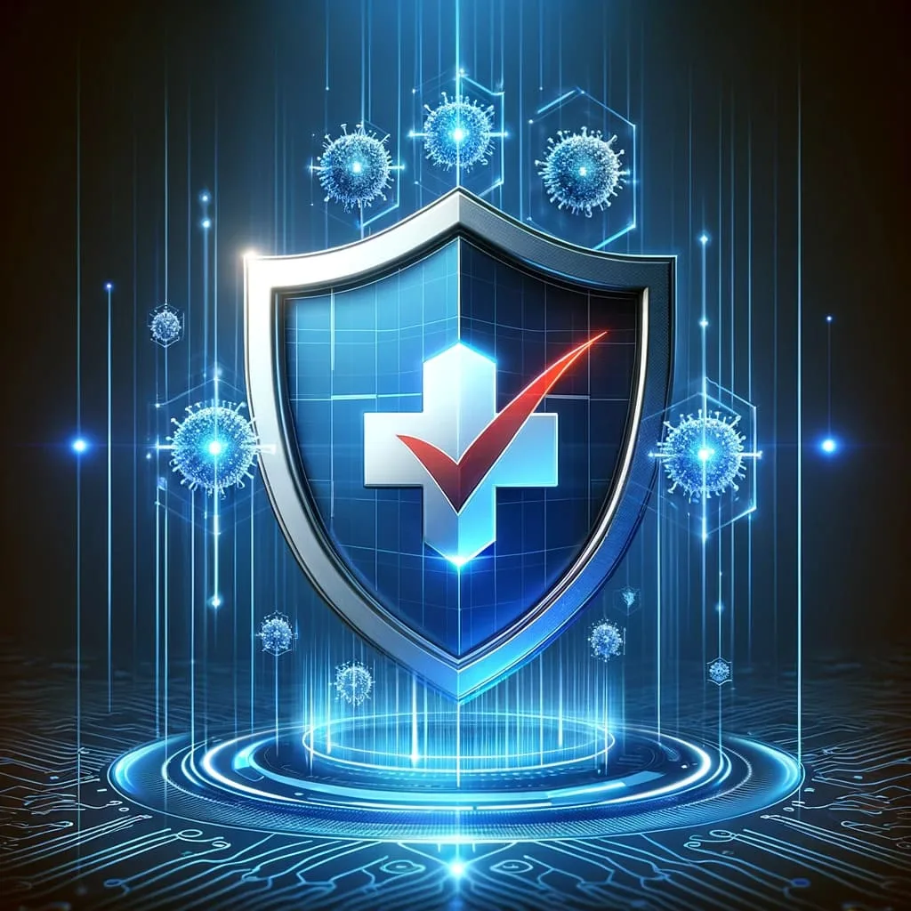 "Escudo digital protegiendo contra amenazas cibernéticas